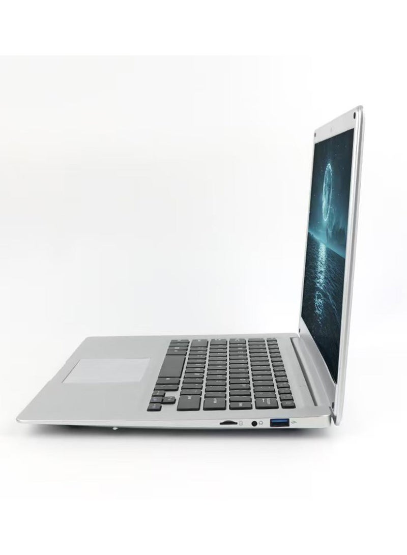 Laptop With 14 Inch Display, Celeron J3455 Processor/6GB RAM/256GB SSD/Intel HD Graphics/Windows 10 English/Arabic Silver-Black - Image 2