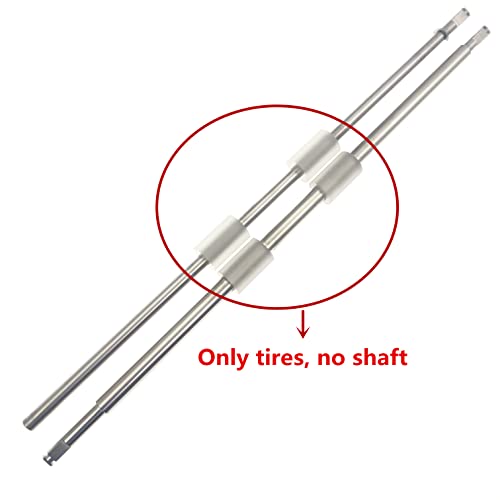 OKLILI PA03670-Y461 PA03670-Y466 Feed Roller Exit Roller Set Compatible with Fujitsu fi-7140 fi-7240 fi-7160 fi-7260 fi-7180 fi-7280 Scanner (Only Tires) - Image 2