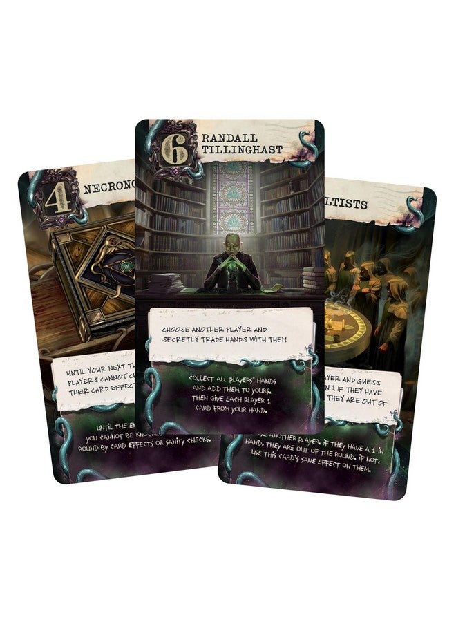 Z-Man Games Z-Man Games Arkham Horror: Lovecraft Letter Card Game - Strategy Game Based on Award-Winning Love Letter, Suspenseful Deduction Game for Kids & Adults, Ages 14+, 2-6 Players, 20 Min Playtime, Made  - Image 3