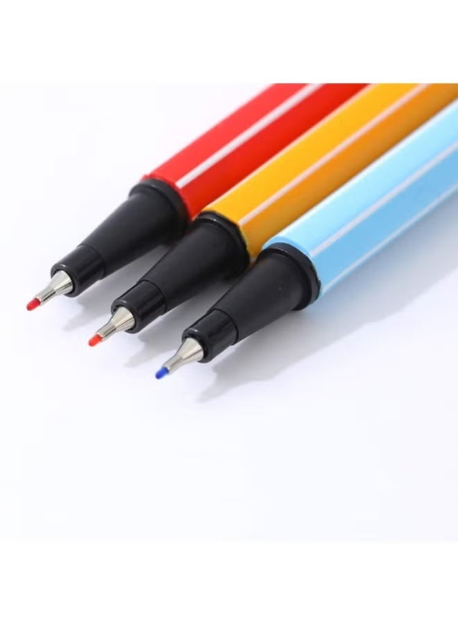 Sky Glory Skyglory Betterfine Fineliner Pens Set - 0.4mm Fine Tip, 24 Assorted Vibrant Colors - Image 3