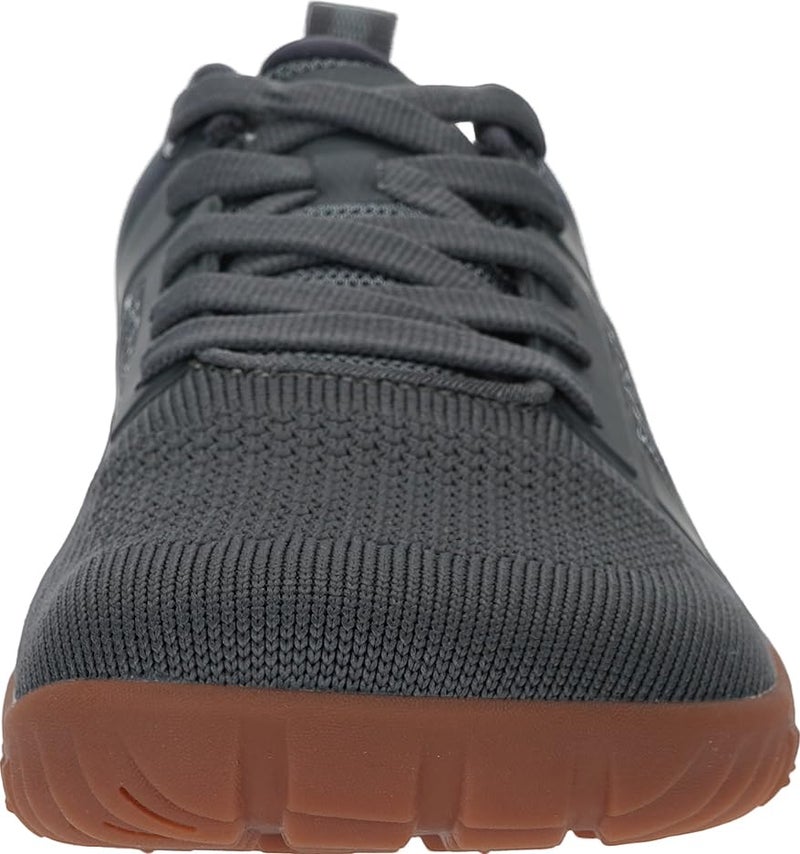 WHITIN Womens Barefoot Minimalist Running Shoes Wide Toe Box Trail Zero Drop Size 65 Cross Training Gym Weightlifting Walking Sneaker Grey Gum 37 - Image 3