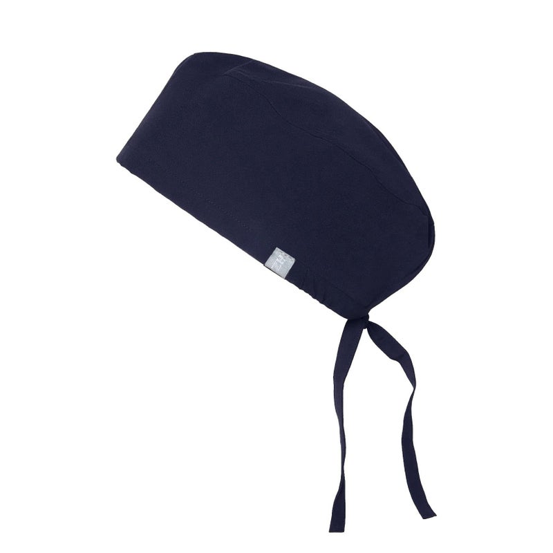 Cotton Printed Surgical Cap Unisex Dark blue - Image 1