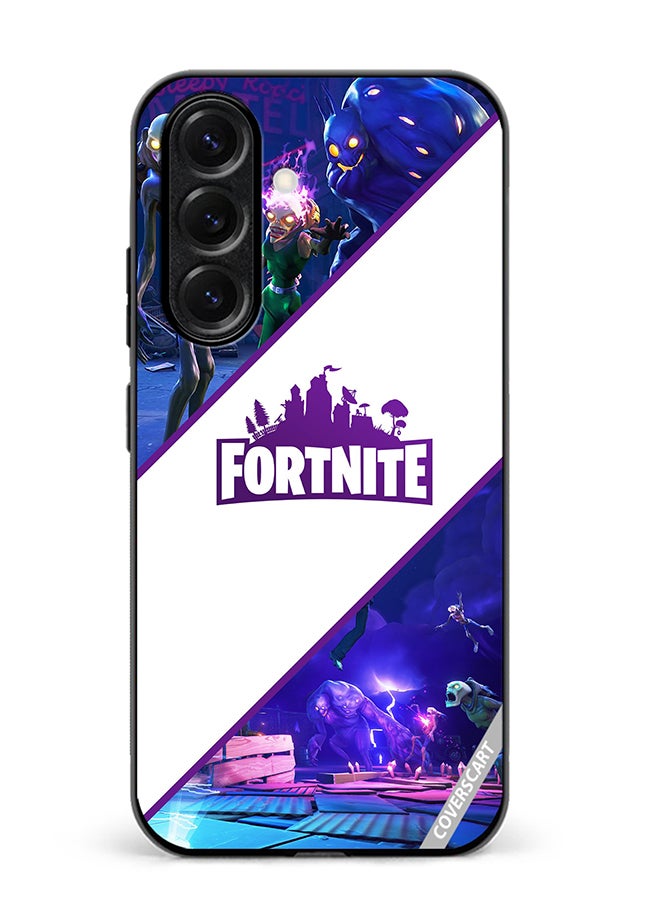 VR CREATIVE Protective Case Cover For Samsung Galaxy S25 Fortnite Design Multicolour