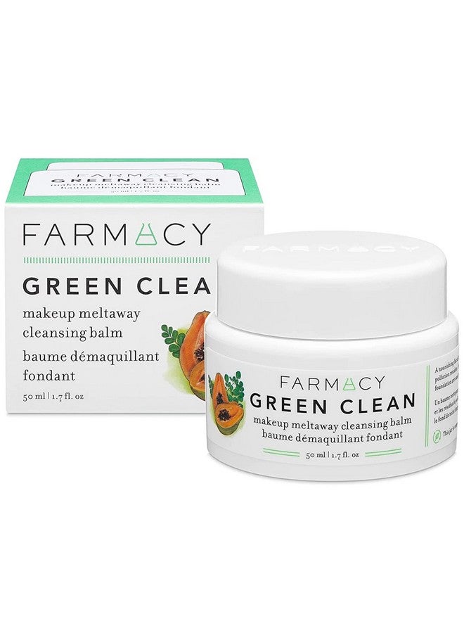 FARMACY Natural Makeup Remover Green Clean Makeup Meltaway Cleansing Balm Cosmetic Travel Size 1.7 Oz - Image 1