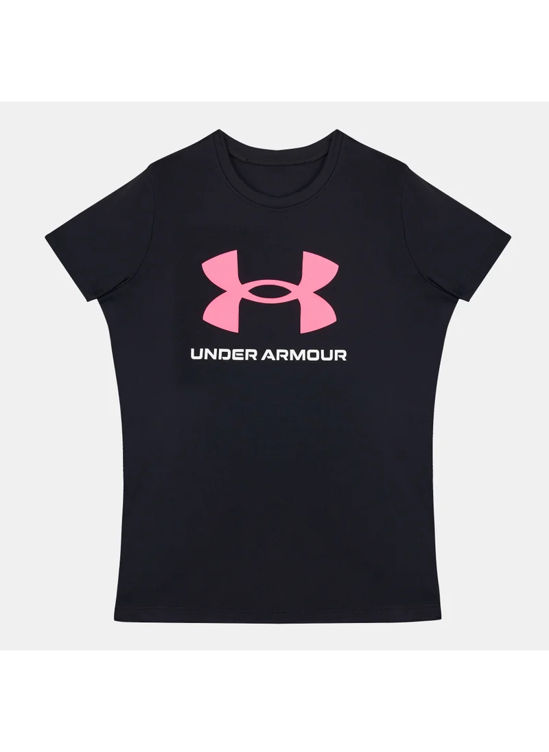 UNDER ARMOUR Kids' UA Tech™ Print Fill Big Logo T-Shirt (Older Kids)