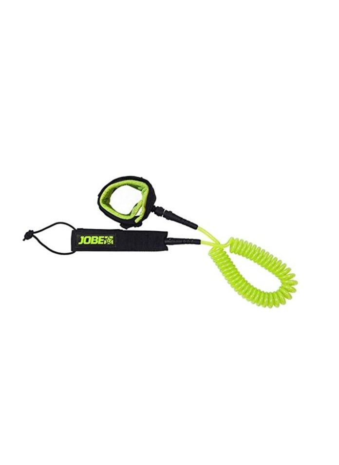 JOBE - Sup Leash Coil 10Ft Lime For Stand Up Paddle Board  - Image 1