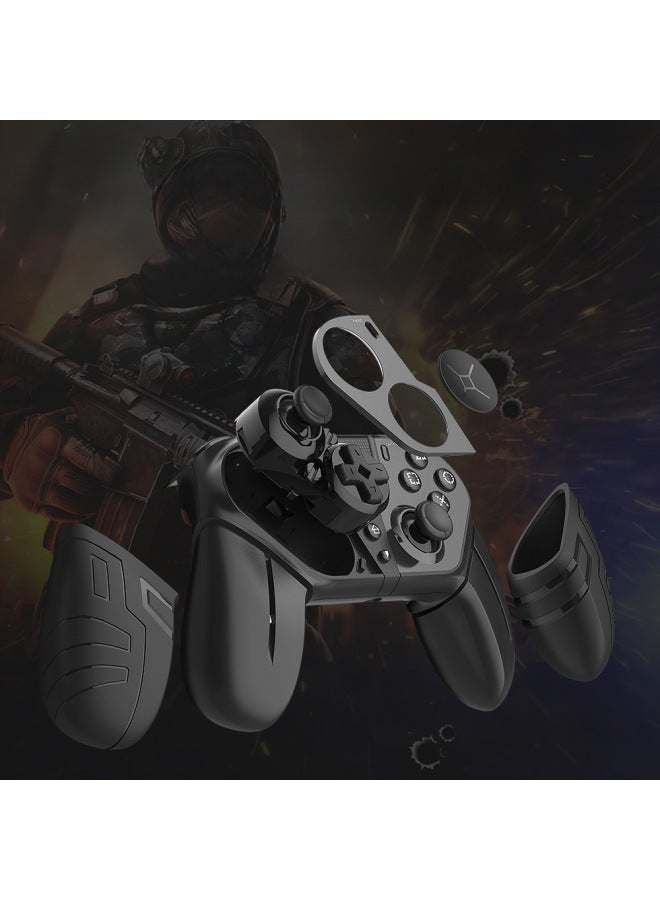 Private Model Ps4 Game Handle Body Sense Vibration One-button Connection Macro Programming Wireless Bluetooth Mobile Phone/pc/ps4 Handle-Product Color:Black - Image 3