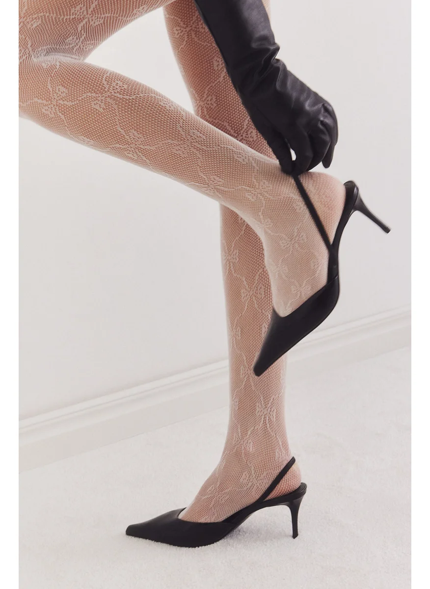اتش اند ام Patterned Fishnet Tights