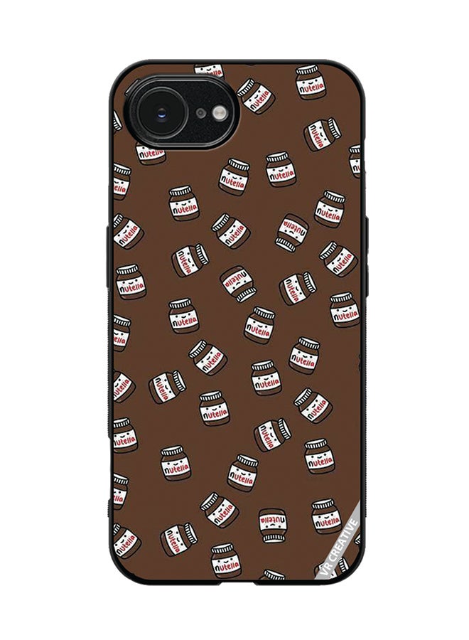 Protective Case Cover For Apple iPhone 16e Nutella Design Multicolour