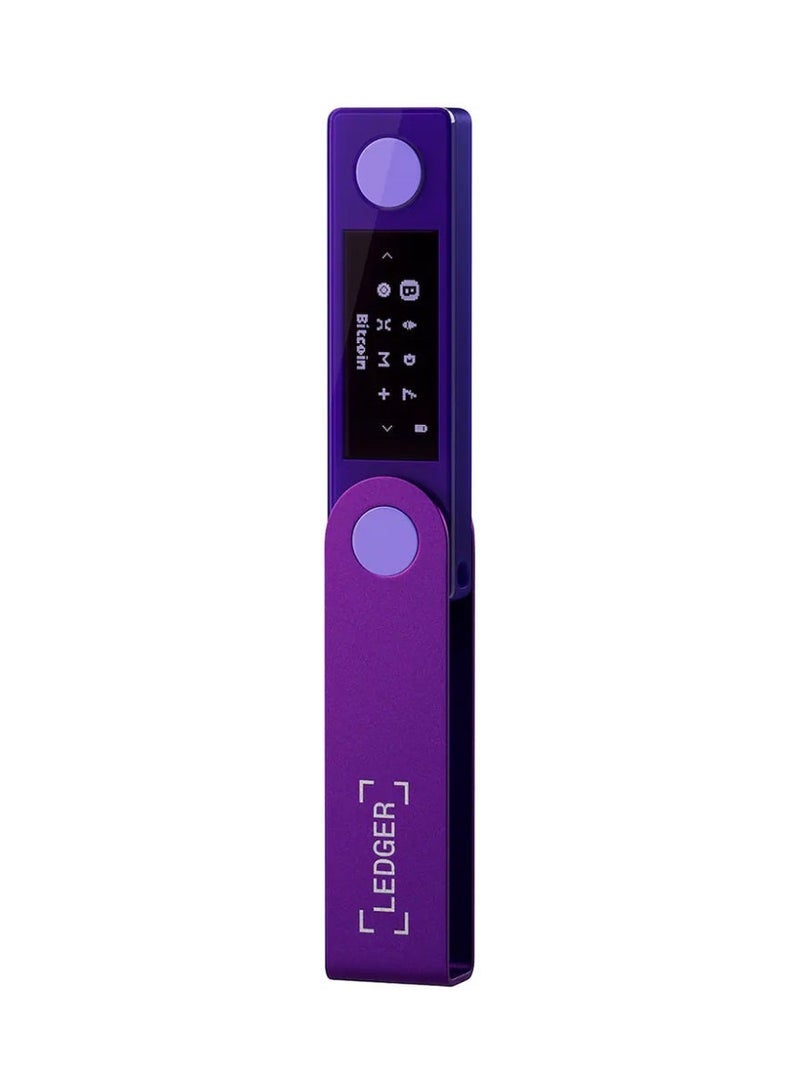 Ledger Nano X Crypto Cold Wallet, Genuine French Hardware Wallet with OLED Screen & Secure Element Chip, 1-Year Free Rep-Purple - Image 4