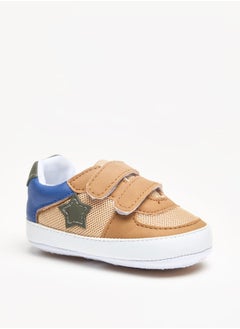 Barefeet Colourblock Booties with Hook and Loop Closure  - Image 1