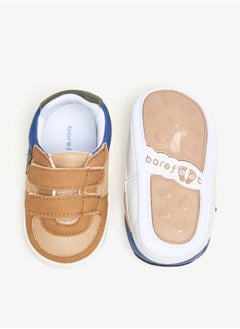 Barefeet Colourblock Booties with Hook and Loop Closure  - Image 4