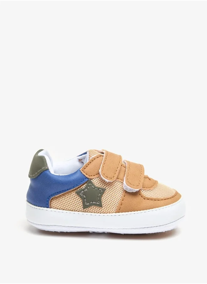 Barefeet Colourblock Booties with Hook and Loop Closure
