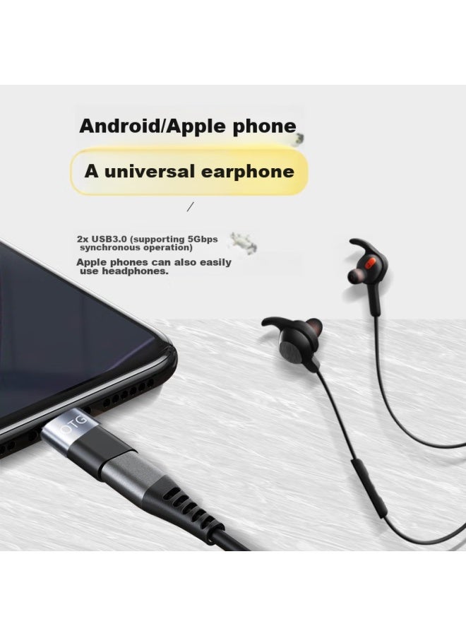Masentek C-l Type-c To Lightning Adapter, Android To Apple Converter, Charging Cable, For Apple Phones, Headphones, Microphones - Image 2