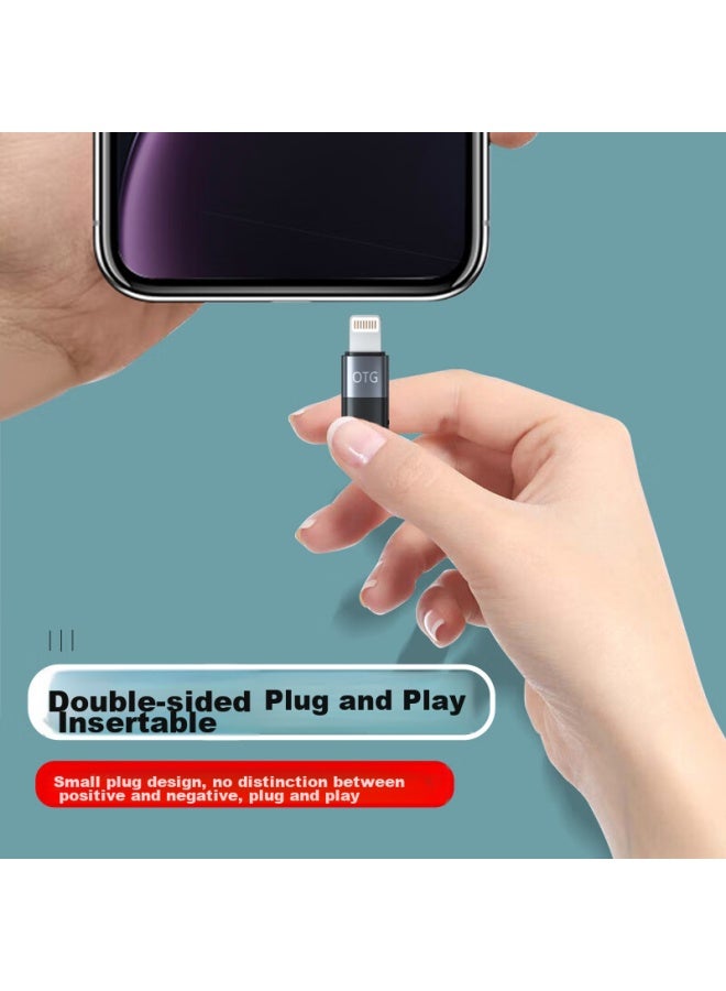Masentek C-l Type-c To Lightning Adapter, Android To Apple Converter, Charging Cable, For Apple Phones, Headphones, Microphones - Image 4