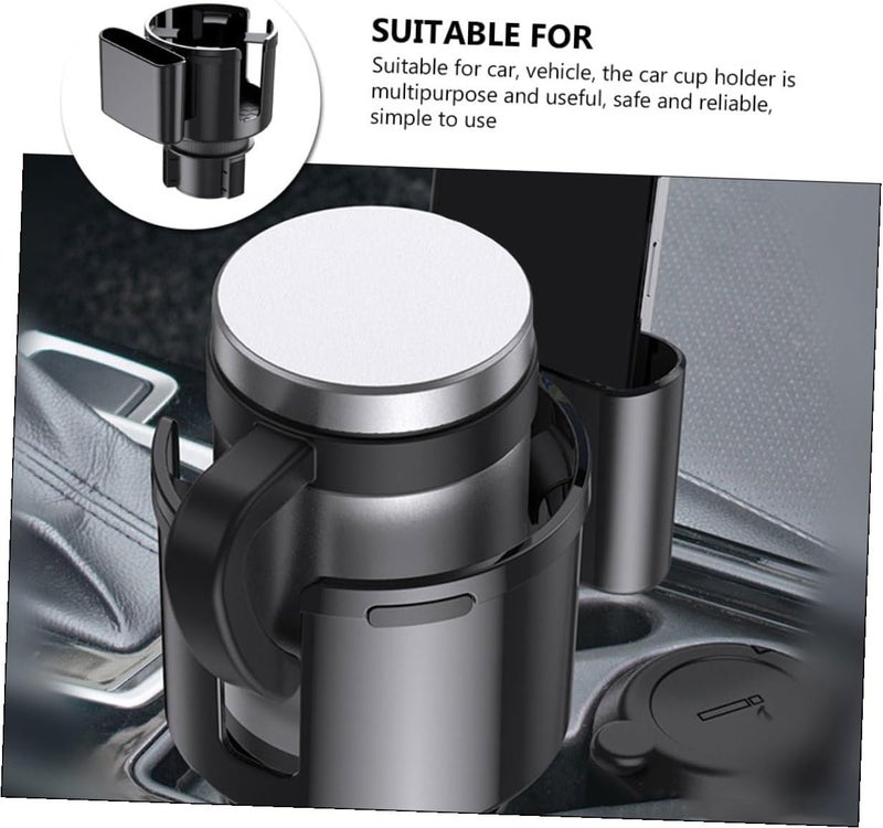 Plastic Car Cup Holder Organizer for Water Bottles and Drinks Multifunctional Car Cup Storage Stand Compatible with Vehicle Interiors for Travel and Daily Use - Image 3