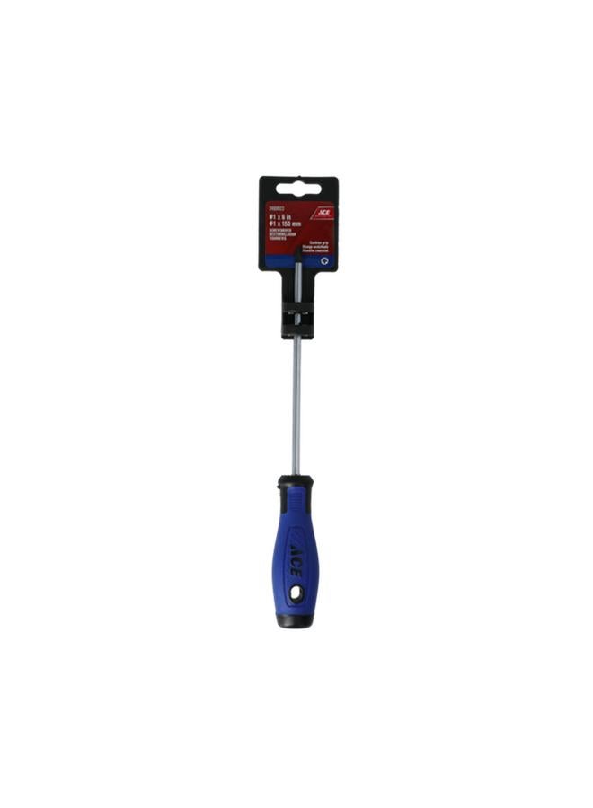 ACE Cushion Grip Magnetic Tip Phillips Screwdriver Multicolor #1 x 150mm YF-SS23 - Image 1