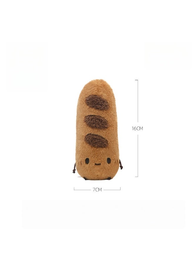 Jooki PP Cotton Afternoon Tea Collection Baguette Plush Toy, Cute Short Plush, 11cm - Image 3