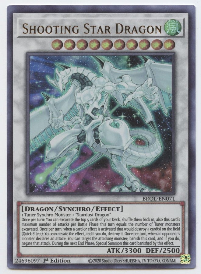 Yu-Gi-Oh! Shooting Star Dragon - BROL-EN071 - Ultra Rare - 1st Edition