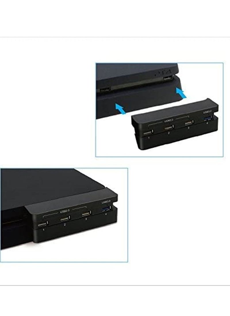 Generic - Gaming Console Hub 4 USB Port Hub Compatible with PS4 Slim Console (For PS4 Slim) - Image 1
