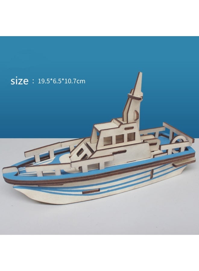 إسكدنيا 3D Ship Puzzle 19.5x10.7x6.5cm - Image 2