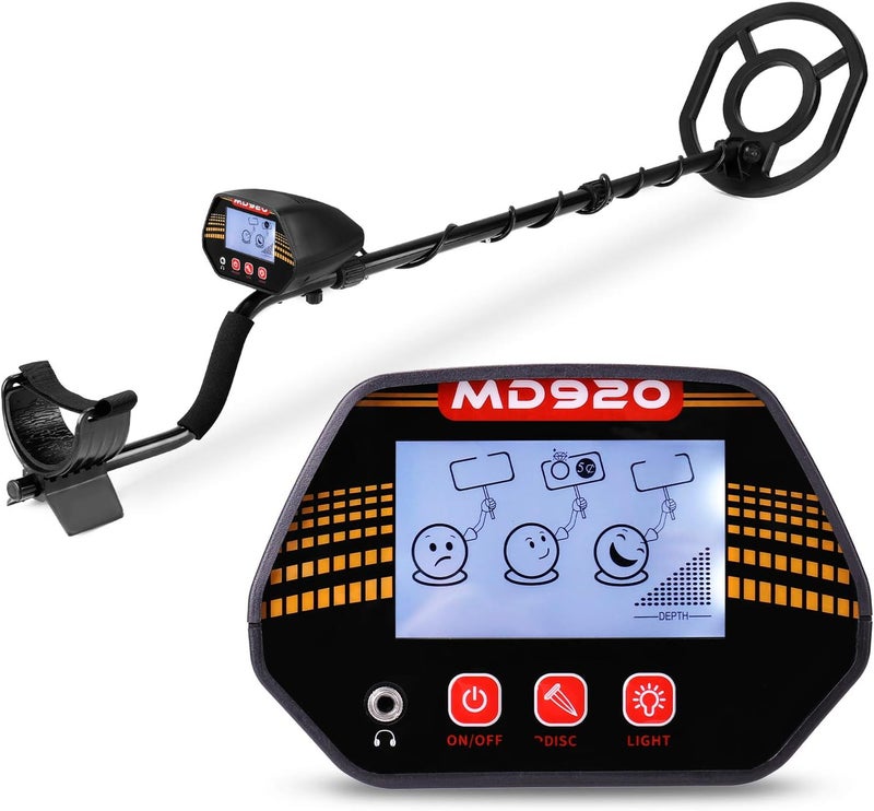 ويوبلز جهاز كشف المعادن المحمول MD920، جهاز كشف المعادن تحت الأرض، جهاز محمول للعثور على الكنوز المعدنية، ماسح أمني عالي الحساسية، طول قابل للتعديل، مناسب للأطفال والكبار - Image 1