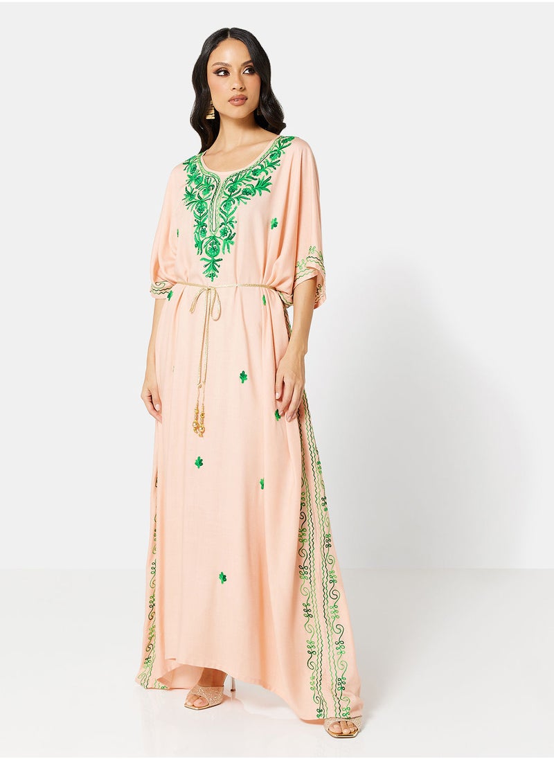 ARABIAN CLOSET EMBROIDERED KAFTAN  - Image 1
