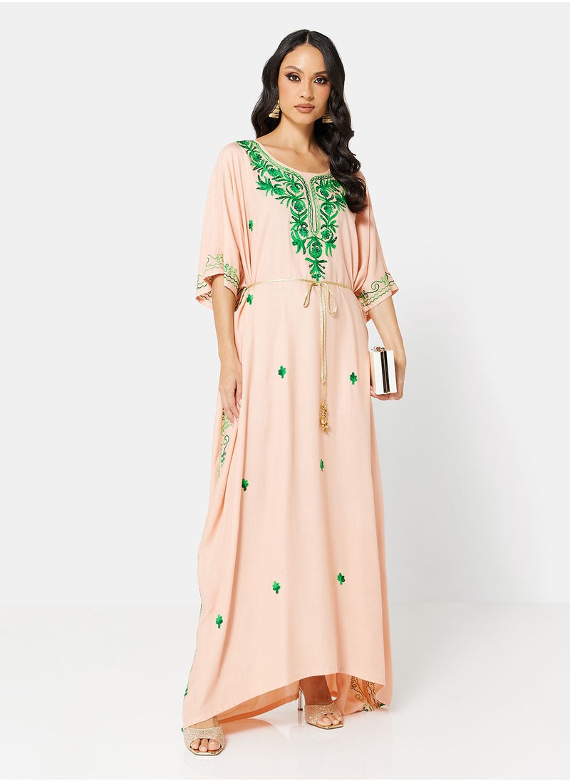 ARABIAN CLOSET EMBROIDERED KAFTAN  - Image 5