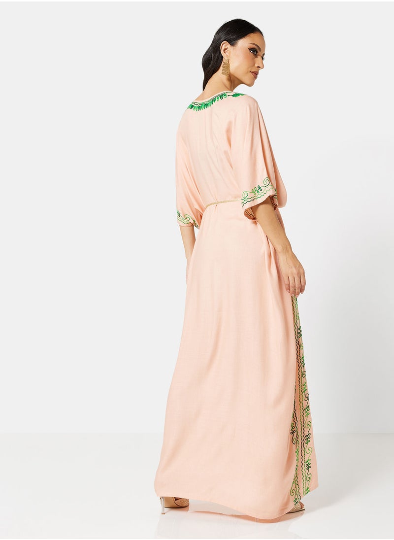 ARABIAN CLOSET EMBROIDERED KAFTAN  - Image 2