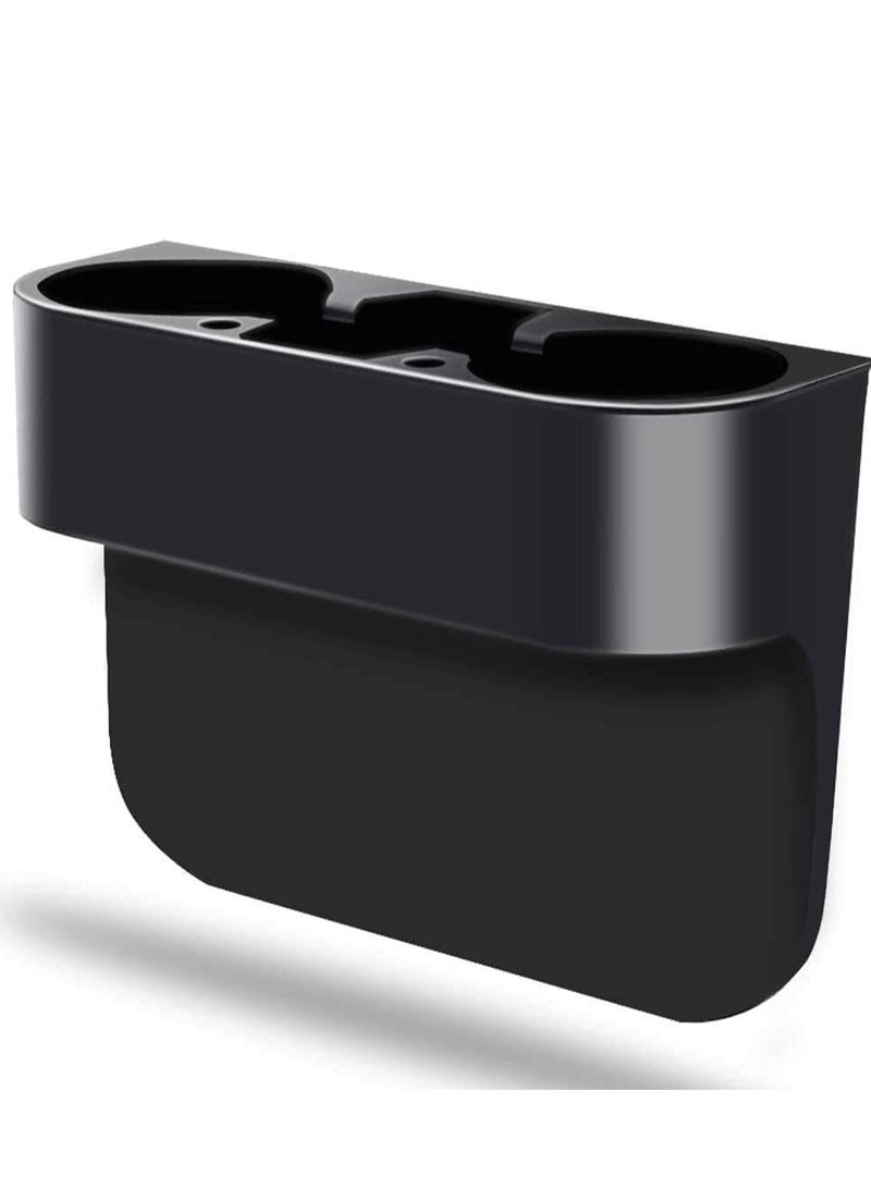Festive Gallery Car Cup Holder Cup Holder for Car Seat Cup Holder for Car Multifunctional Portable Console Side Pocket Car Seat Gap Filler Organizer Vehicle Seat Cup Cell Phone Drink Holder Storage Box (Right)  - Image 1