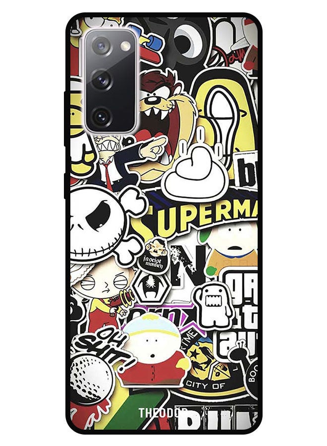 Theodor Protective Case Cover For Samsung Galaxy S20 FE  Cartoon Collage - Image 1