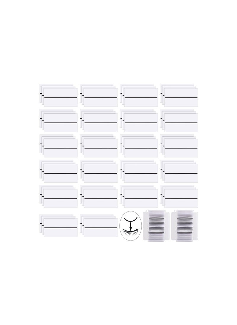 SYOSI - Self Adhesive Lash Strips, Eyelash Glue for False Lashes Adhesives Fake Eyelashes Glue for Women Girls, Makeup Eyelash Extension, for Daily Makeup, Makeup Contests, Performances(80 Pieces) - Image 1
