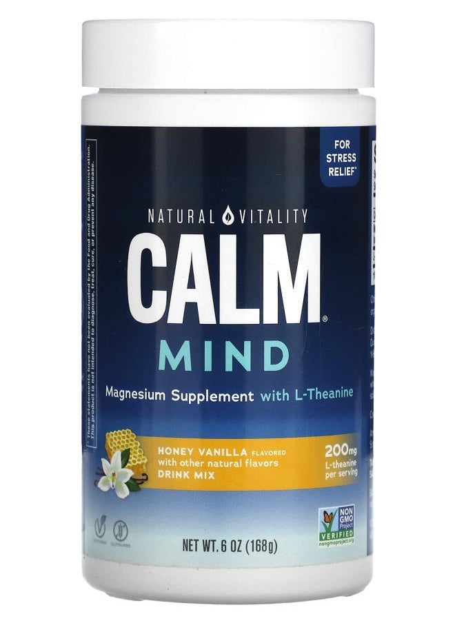 CALM Mind Magnesium Supplement with LTheanine Drink Mix Honey Vanilla 6 oz (168 g) - pzsku/Z60AB058DA287564E7FDBZ/45/_/1730767403/8ae1b414-c7ed-4ebd-93ff-dc4af73ea7cc