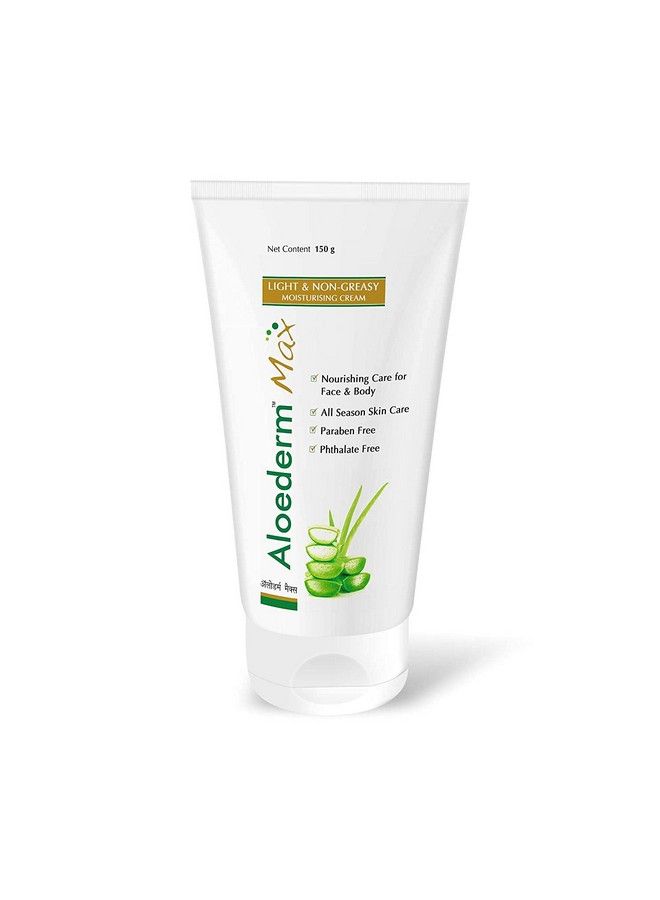 BREEMETIC Aloederm Max Light & Nongreasy Moisturizing Skin Cream ; Paraben Free 150Gm - Image 2