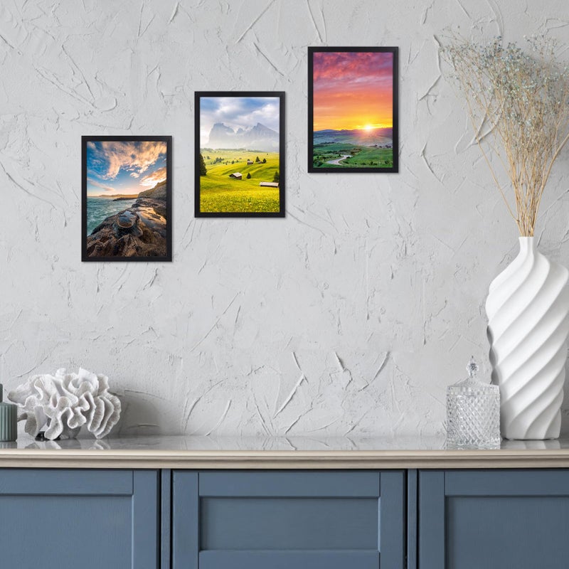 جيفت جاردن GiftGarden 7x10 إطار الصورة الأسود 7 في 10 إطار صور رفيع لعرض الجدار المنصية - Image 5