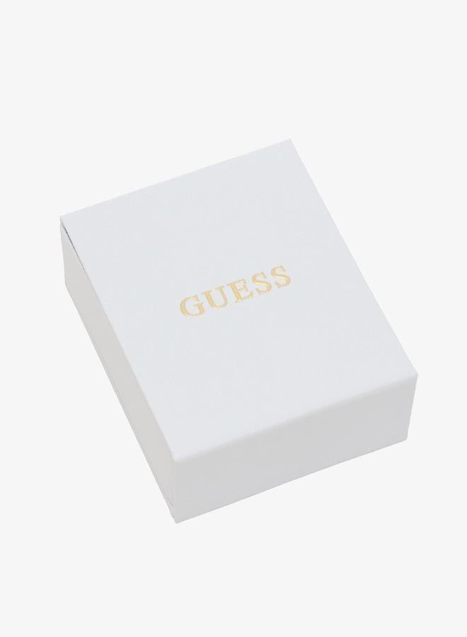 GUESS Pearly Heart Lock Chain Bracelet - Image 5