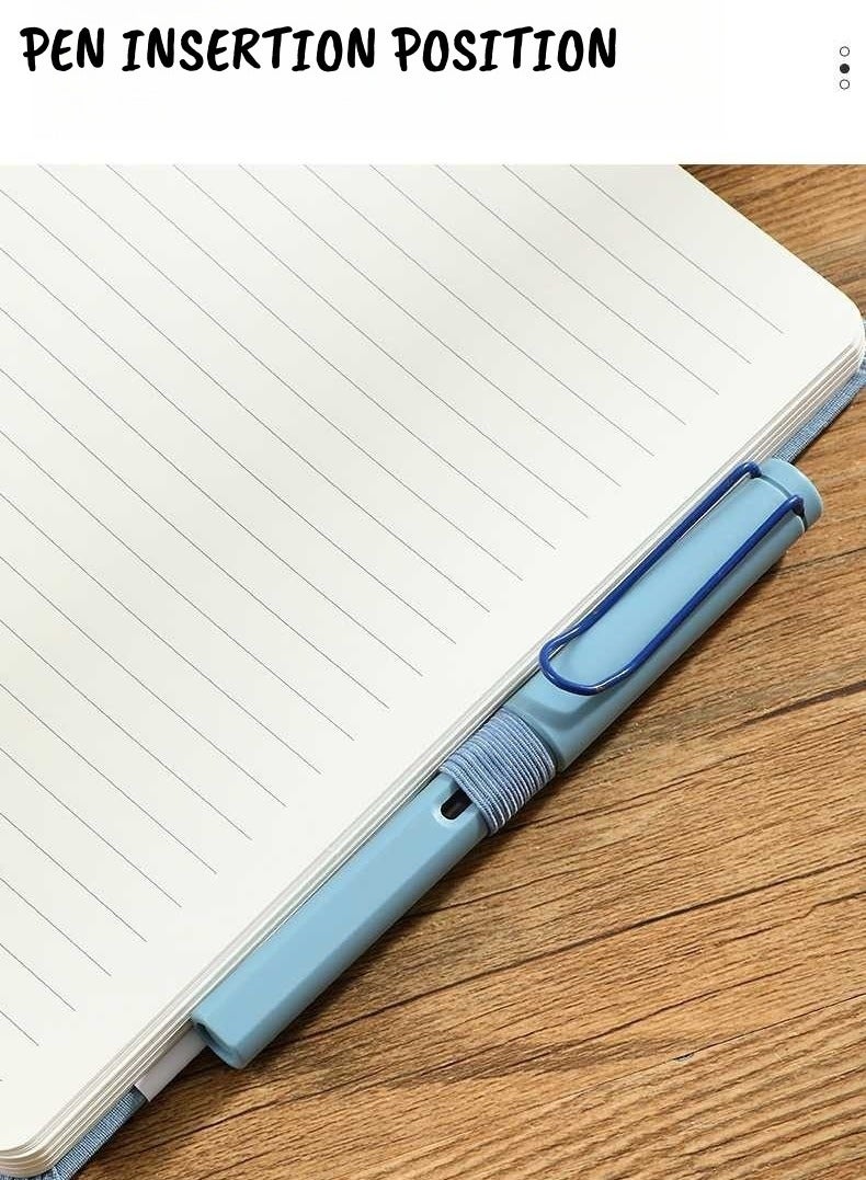 دفتر ملاحظات مضغوط ذو غلاف صلب A5، 192 صفحة، أخضر - view 5