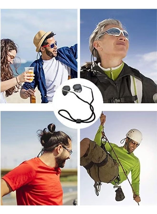 8pcs Eyeglasses Holder Strap, Adjustable Eyewear Retainer, Non-slip Sports Sunglasses String Retainer, Eye Glasses Retainer Cord Chains Lanyards for Men Women - Image 3