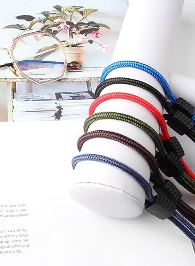 8pcs Eyeglasses Holder Strap, Adjustable Eyewear Retainer, Non-slip Sports Sunglasses String Retainer, Eye Glasses Retainer Cord Chains Lanyards for Men Women - Image 4