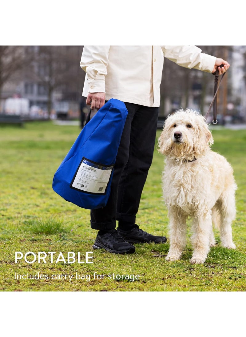 Navaris Navaris Dog Agility Equipment Set  Cone and Pole for Training and Exercise Jumps  Plastic Dog Agility Beginner Course  6X Cones 3X Poles  - Image 4