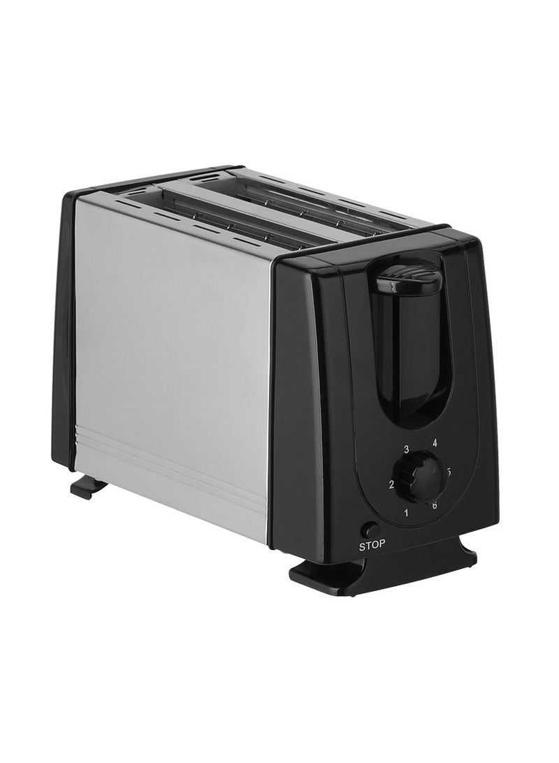 2 Slice Toaster with Double Wide Slots 6 Settings Bread Toaster Variable Browning Controls Toaster Auto Cut Off Toaster 650W Toaster Stainless Steel for Small Breads - Image 1