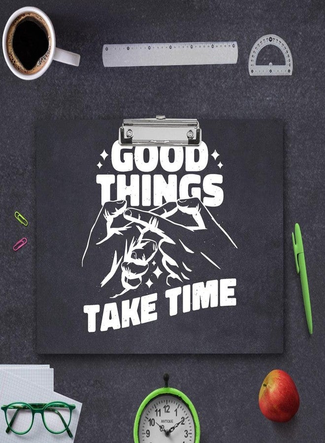 Vprint Quality "Inspirational Exam Board with Wood and Metal Clips" (Life is Awesome Motivational & insprinational) Wooden Clipboard Writing Pad | Exam Board for Kids Students Size 11X17 Inches - Image 5