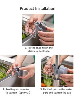 Kitchen Sponge Holder for Kitchen Sink, Stainless Steel Sink Organizer Faucet Drain Sponge Holder (Double Layer) - pzsku/Z60ABBA8C6E430B1A5367Z/45/_/1688738196/76ede376-dc19-41c4-bbe7-24f78c59c623