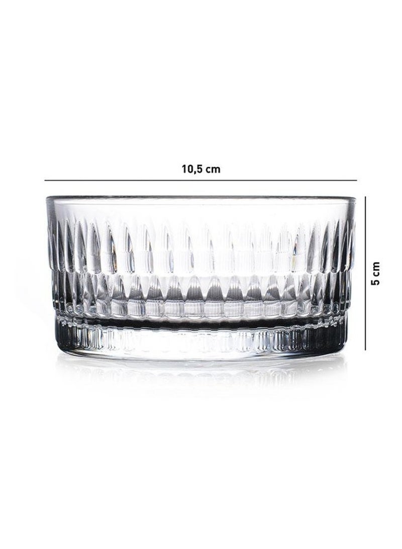 Paşabahçe Pasabahce Rain Bowl 185cc 86.5mm – 4-Piece Dessert Bowl Set GB - Image 1