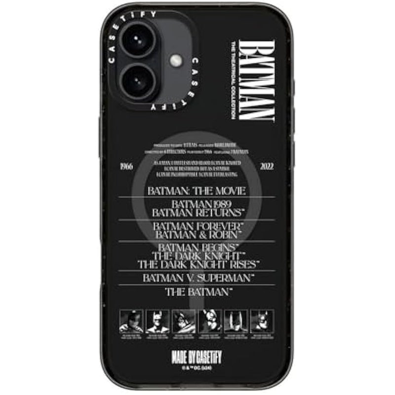 Casetify Impact iPhone 16 Plus Case 【Batman Co-Lab / 4X Military Grade Drop Tested / 8.2ft Drop Protection/Compatible with Magsafe】 - A Hero Can be Anyone - Clear Black - Image 5