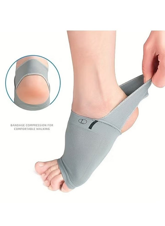 Happy D 1 Pair of Arch Support Sleeves - Metatarsal Compression Brace for Flat Foot Support - Image 3