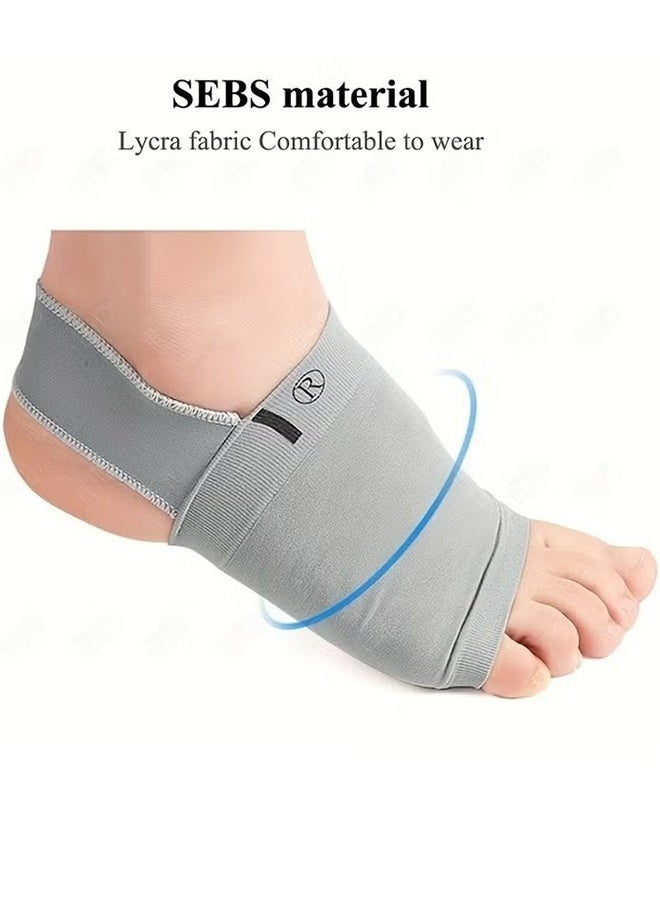 Happy D 1 Pair of Arch Support Sleeves - Metatarsal Compression Brace for Flat Foot Support - Image 4