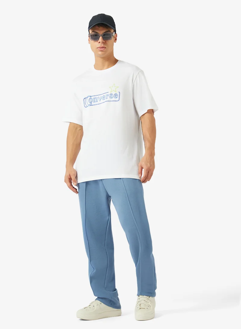 Converse WHITE Glow Star T-Shirt for Men | Best Price UAE