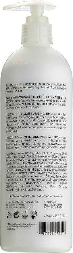 JESSICA Hand and Body Moisturising Emulsion 458 ml - Image 2