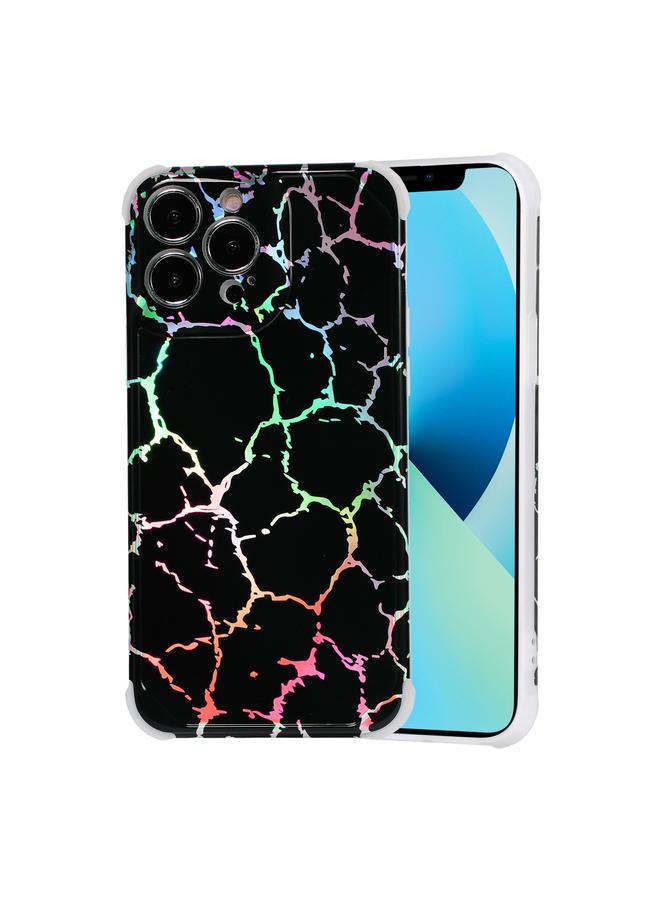 Zaboon Case For iPhone 13 Pro Max Laser Marble TPU Phone Case - Image 1